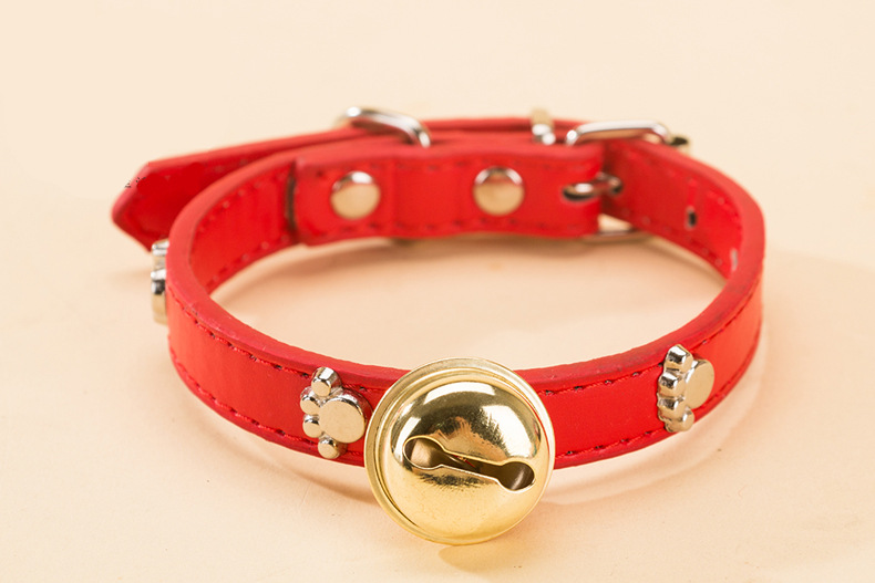 Pet Bell Collar for Cats Small Dogs, Flea Collars for Dog& Cats Pet , Flea & Tick Collar for Dogs& Cats Pet Universal Neck Collar With D-Ring for Leash, Insect Repellent