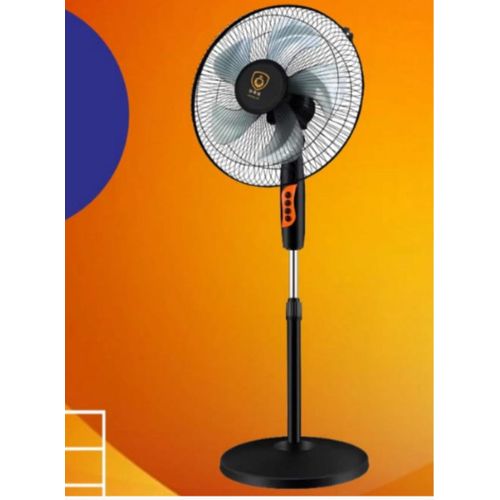 Best URK-6 16" Standing Fan - Black, 3 Speeds, 90° Oscillation, Quiet Operation