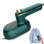 New Arrival Electric Mini Steam Iron Portable Wet and Dry Hot Fabric Handheld Garment Steamer Ironing Wrinkles Lightweight Iron Box Home Travel Dorm Clothes Steam Nonstick Soleplate Cleaner Sanitiser