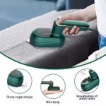 New Arrival Electric Mini Steam Iron Portable Wet and Dry Hot Fabric Handheld Garment Steamer Ironing Wrinkles Lightweight Iron Box Home Travel Dorm Clothes Steam Nonstick Soleplate Cleaner Sanitiser