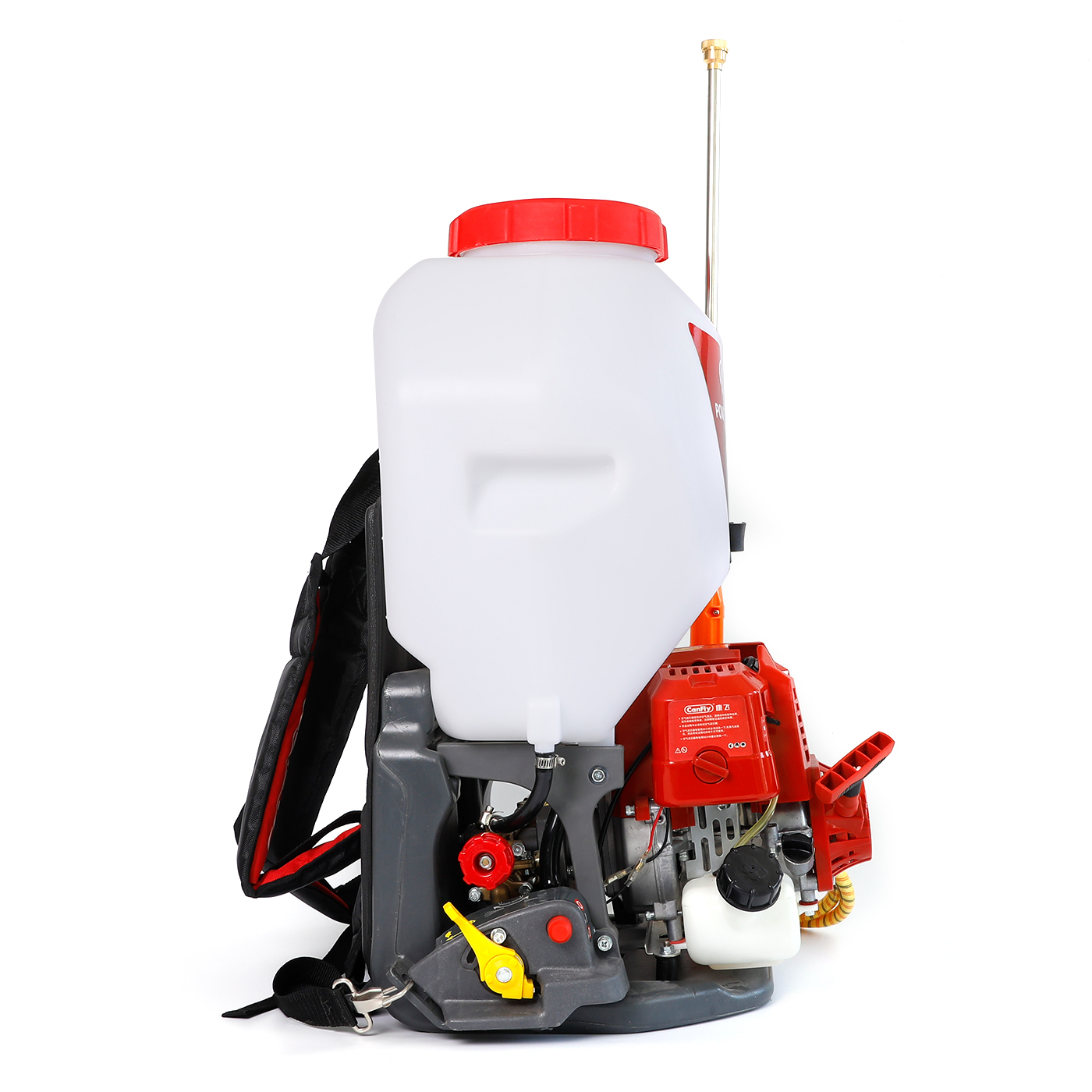 anfly CF968 Power Sprayer 4-Stroke Petrol Knapsack Sprayer with C139 Engine, Brass Lance and Hose for Farm, Garden and Pest Control