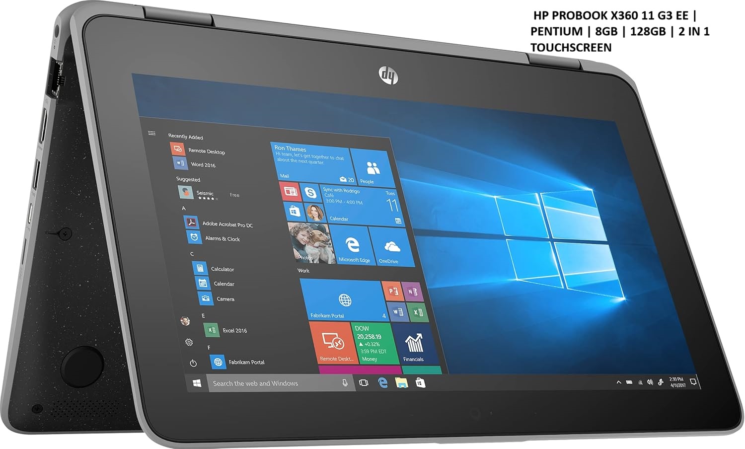 HP PROBOOK X360 11 G3 EE | PENTIUM | 8GB | 128GB | 2 IN 1 TOUCHSCREEN