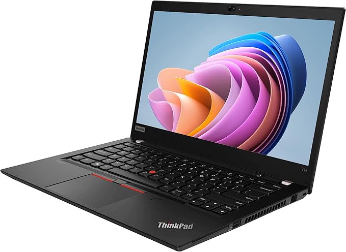 LenovoThinkpad T14 (Gen 1) 14" Laptop, 10th Gen Quad-Core i5-10310U, 8GB DDR4, 512GB NVMe SSD, 1080p Full HD, Thunderbolt 3, HDMI, Webcam, Windows 11 Pro