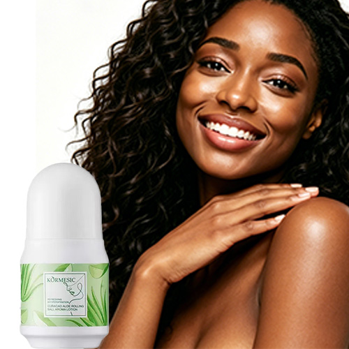 KORMESICS Curaçao Aloe Vera Long-Lasting Roll-On Lotion, Fresh Smell for Women and Men