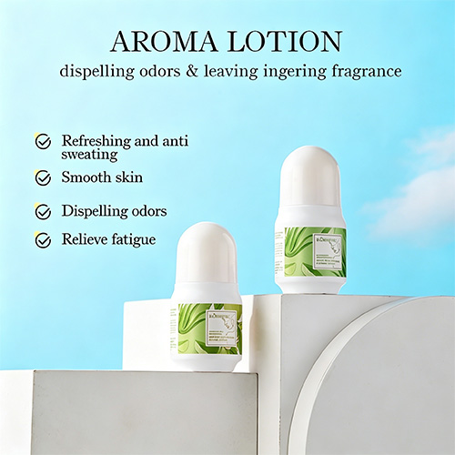 KORMESICS Curaçao Aloe Vera Long-Lasting Roll-On Lotion, Fresh Smell for Women and Men