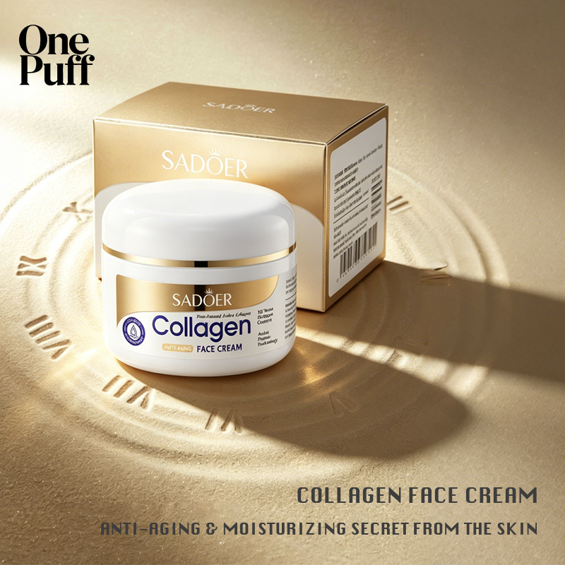 SADOER Collagen Hyalronic Anti-Aging Resist-Wrinkle & Whitening Facial Cream 100g