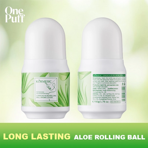 KORMESICS Curaçao Aloe Vera Long-Lasting Roll-On Lotion, Fresh Smell for Women and Men