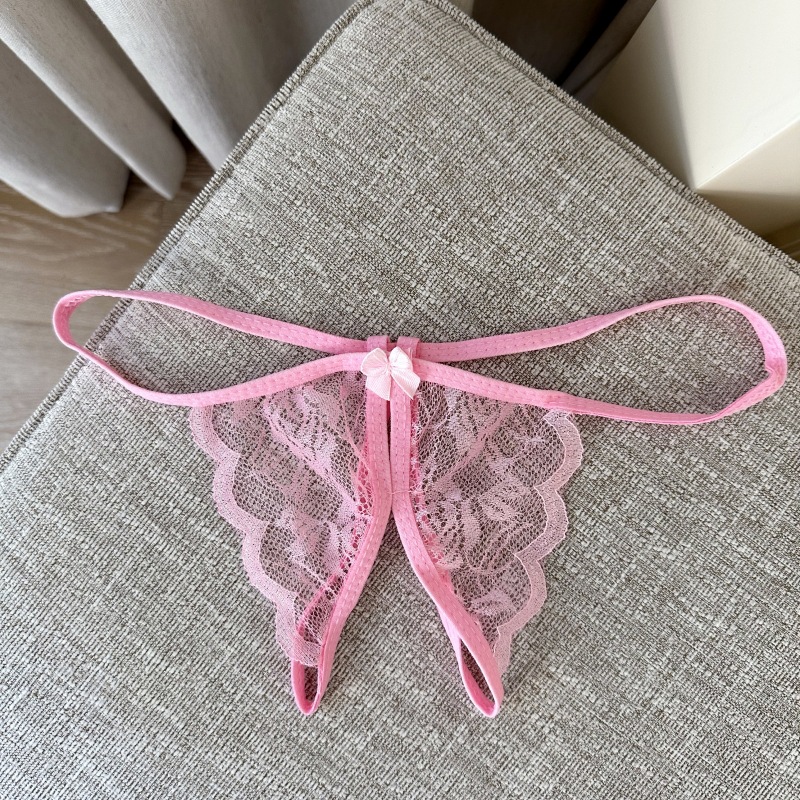 Hot Sale New Arrival Women's Exquisite Lace Butterfly Pattern Seamless Thong Close Fitting Ladies Panties Daily Intimates Underwear