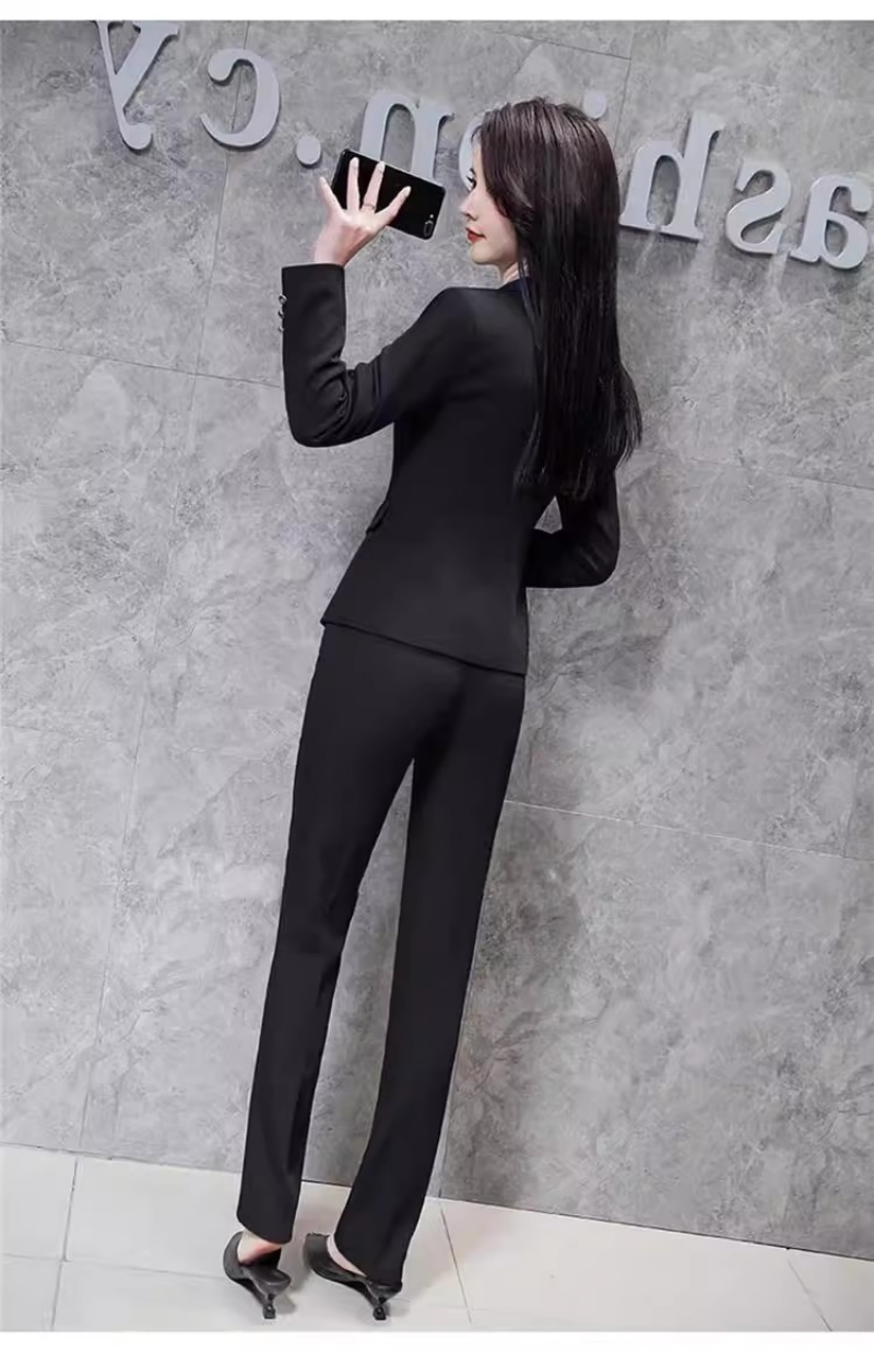 Hot Selling High-end Women's Professional Blazer Skirt Suit in Africa New Arrival for Spring Autumn & Winter, Fashion Elegant Formal Business Outfit for Office Ladies