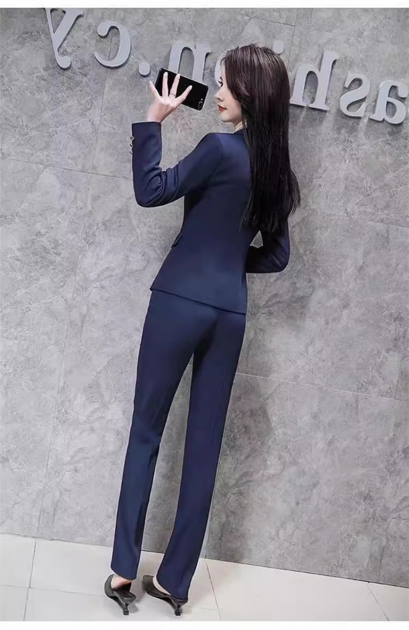 Hot Selling High-end Women's Professional Blazer Skirt Suit in Africa New Arrival for Spring Autumn & Winter, Fashion Elegant Formal Business Outfit for Office Ladies
