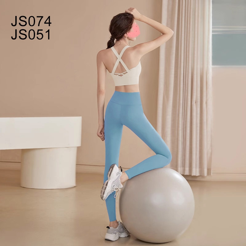 High Quality Latest Arrival Plus Size Ladies Activewear Set Breathable One-Piece Built-in Sports Bra Yoga Vest with Shockproof Push Up Support High Elastic Long Yoga Pants for Running Gym Fitness
