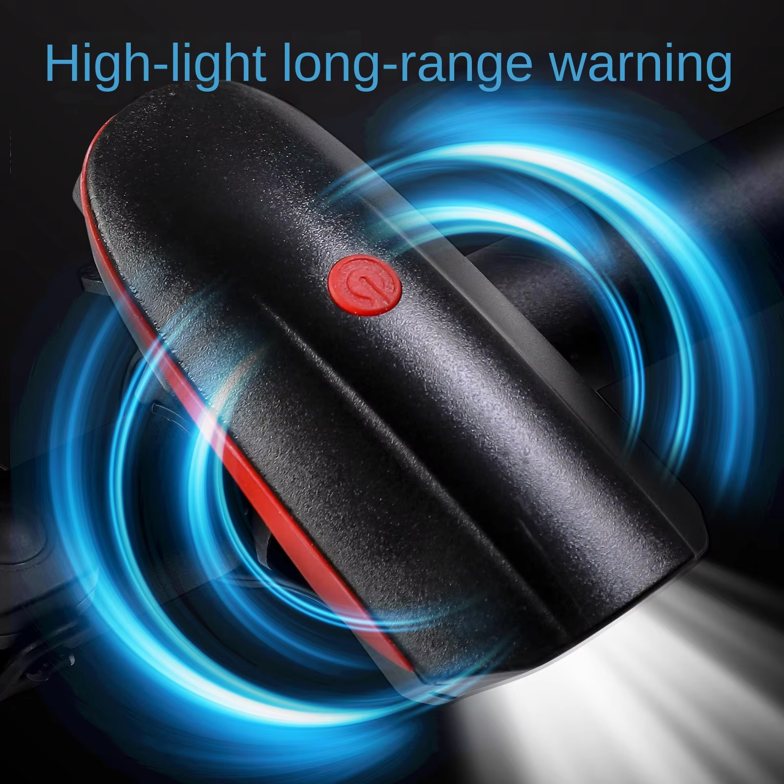 Horn With Light For Bicycle Electric Bicycle Horn And Light Rechargable MTB Bicycle Light Lanterna Cycling Flashlight