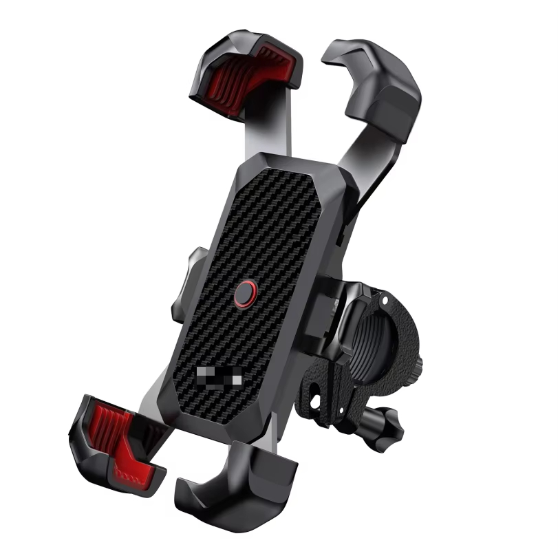 360° View Universal Motorcycle Phone Holder Bicycle Phone Holder for 4.7-7 inch Mobile Phone Stand Shockproof Bracket