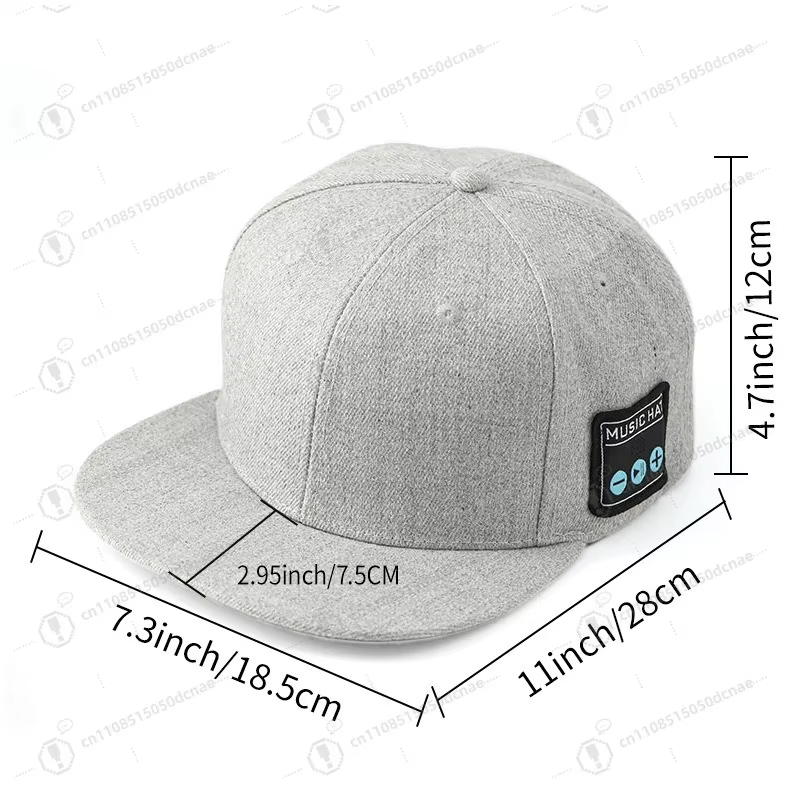 Bluetooth 5.4 Speaker Hat Dual Speakers Outdoor Sports Wireless Music Baseball Cap