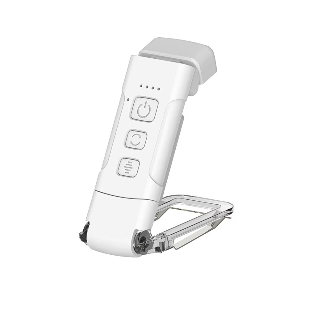 LED Clip-on Bookmark Book Light USB Rechargeable Reading Light Mini Led Brightness Adjustable Portable Bedside Desk Light