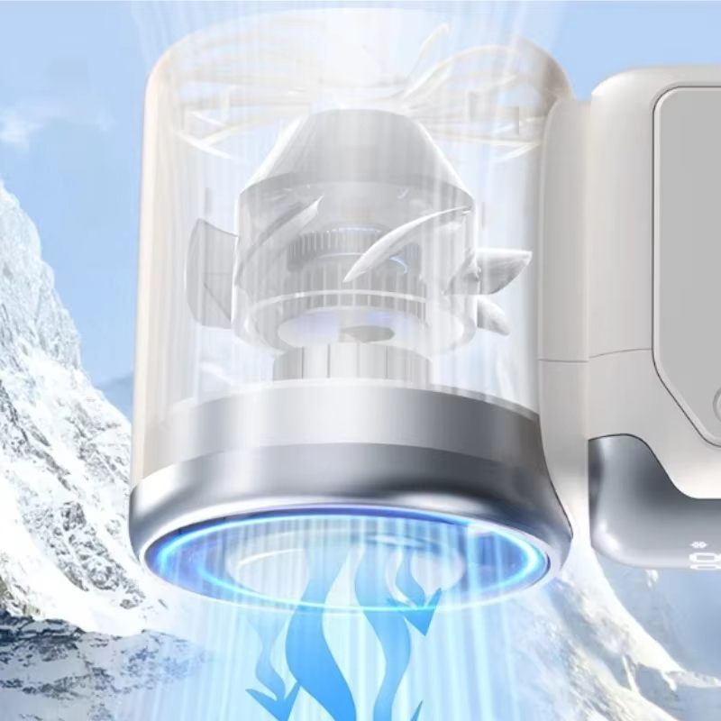 New-Portable Convenient Creative Small Fan Pocket Hand-held Fan Lightweight Air Coolers Travel Camping Outdoor LED Digital