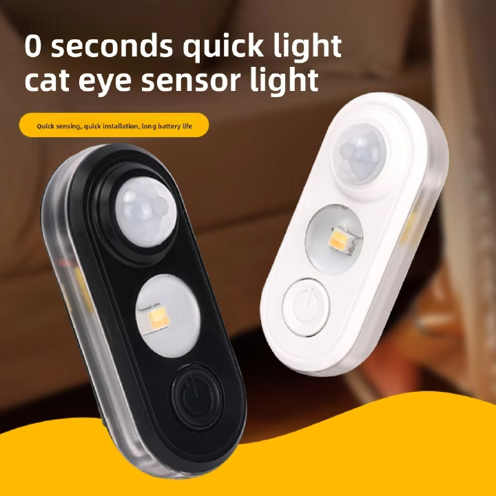 Auto on/Off Rechargeable Sensor Night Light: Smart Bedside Lamp for Bedroom Hallway & Baby Night Feeding Use