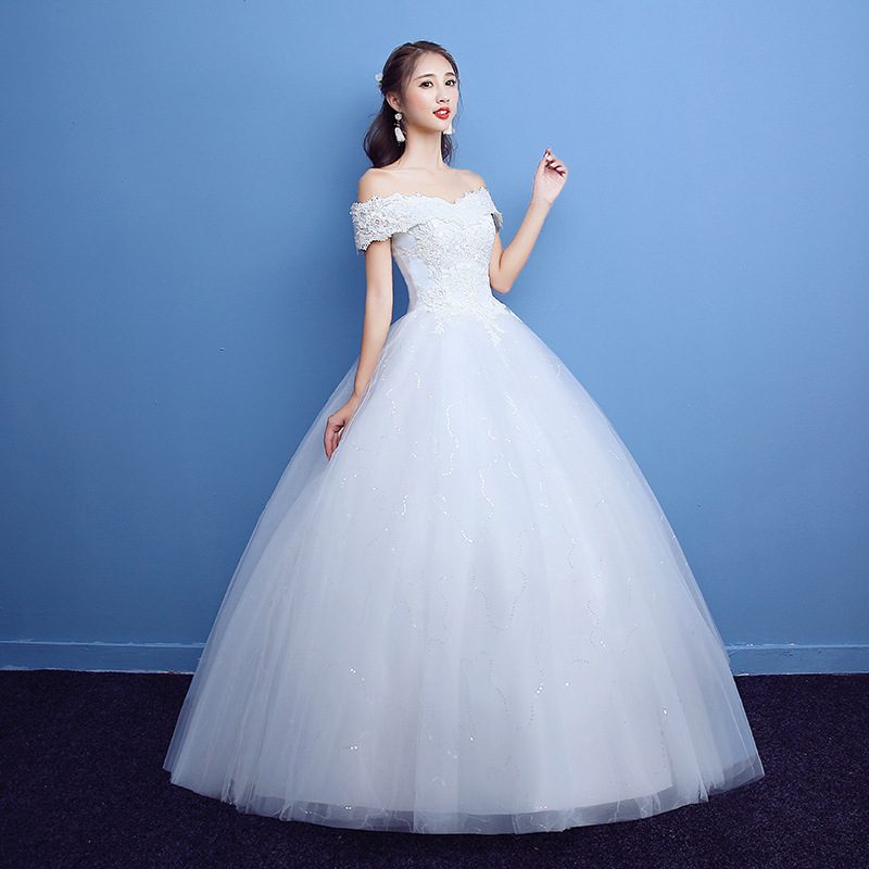 2026 New Luxury French Style Satin Wedding Dress Floor-length Minimalist Figure-Flattering High Quality Bridal Gown