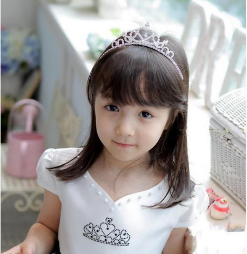 Hot Selling Summer Girls' Lace Princess Dress Puffy Flower Girl Wedding & Performance Gown with Kids Crown Accessory Elegant Versatile Outfit for Big Kids 3-12 Years