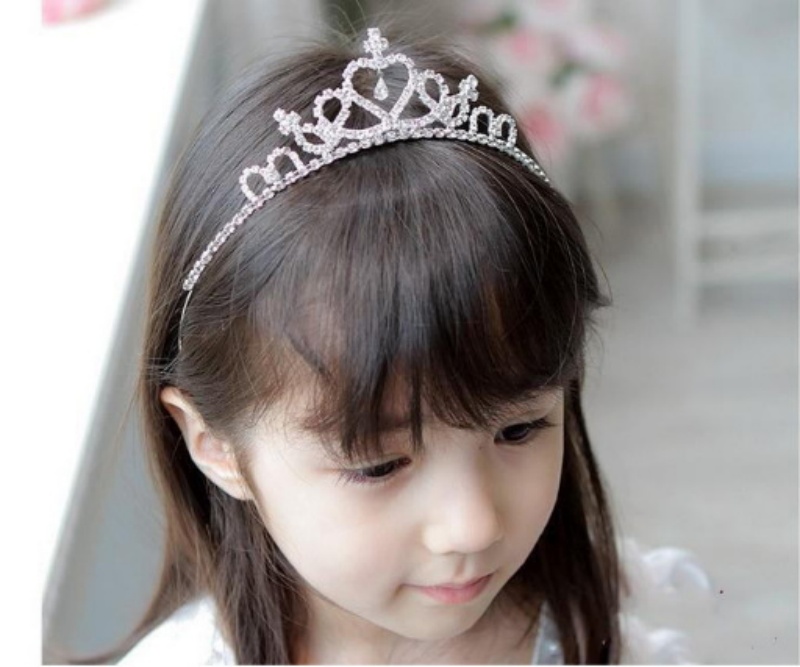 Hot Selling Summer Girls' Lace Princess Dress Puffy Flower Girl Wedding & Performance Gown with Kids Crown Accessory Elegant Versatile Outfit for Big Kids 3-12 Years