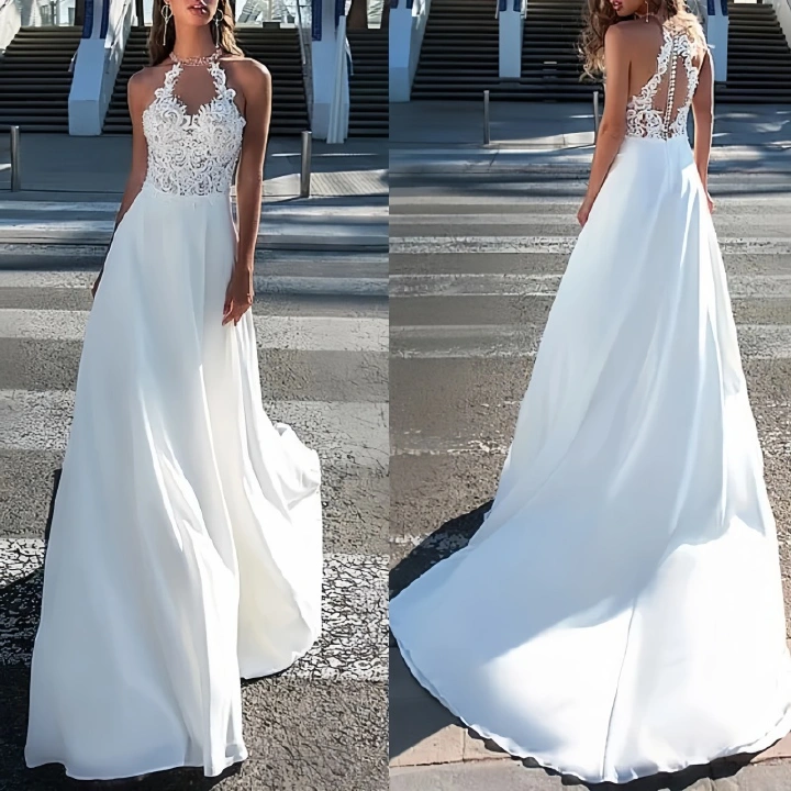 New Arrival Popular Western Wedding Dress Dreamy Forest Style Sexy Mermaid Gown Bridal Outfit for Welcoming Guests & Going-out
