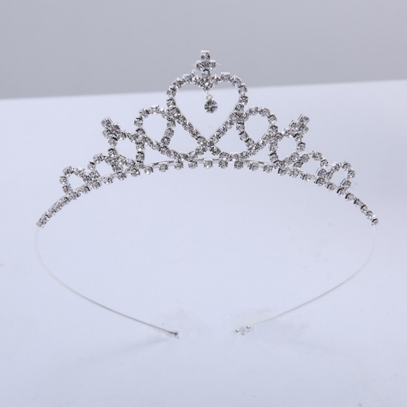 Hot Selling Summer Girls' Lace Princess Dress Puffy Flower Girl Wedding & Performance Gown with Kids Crown Accessory Elegant Versatile Outfit for Big Kids 3-12 Years