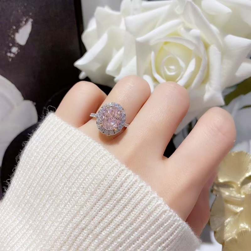Bestseller Fashion Luxury Wedding Open Couple Rings 1CT Moissanite Simulant Cubic Zirconia 6-Prong Adjustable Silver Promise Matching Rings for Women