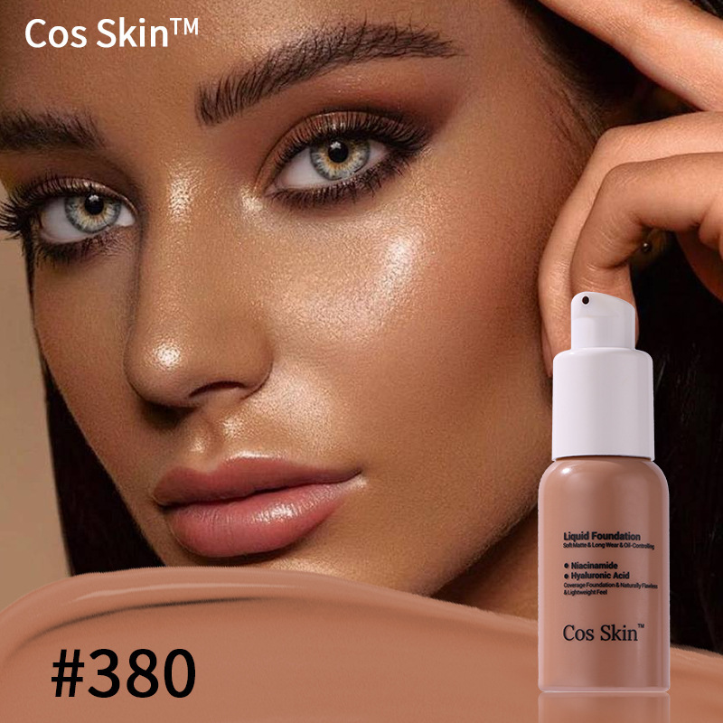 CosSkin Foundation - Waterproof, Concealing, Natural, Long-Lasting, Hydrating, Lightweight, Moisturizing Foundation Cream view 6