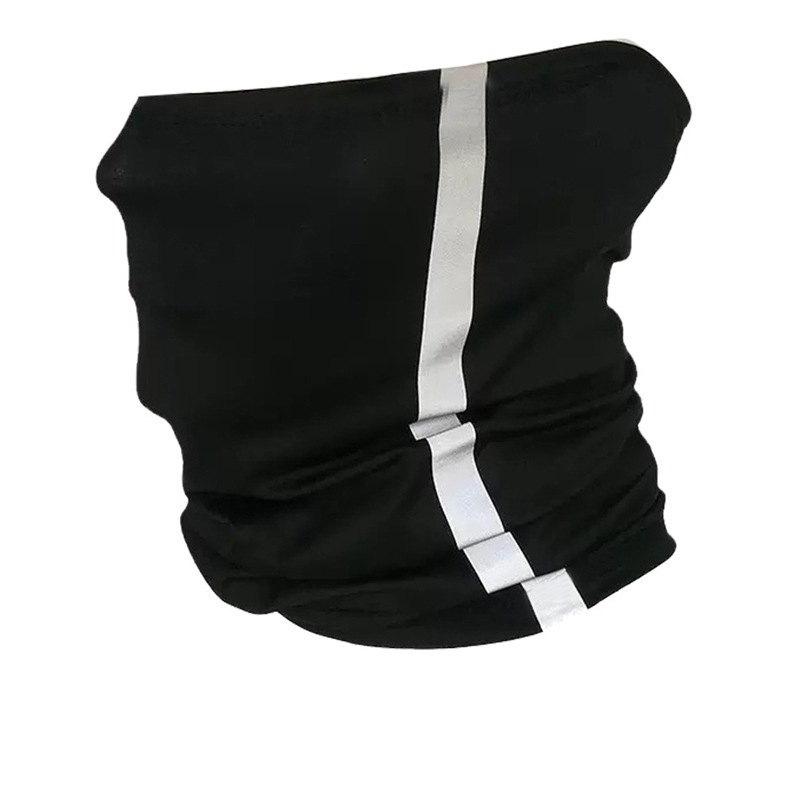 Outdoor high-elasticity ice silk reflective sun protection face mask, breathable head cover, headscarf, cycling neck warmer, sports quick-drying