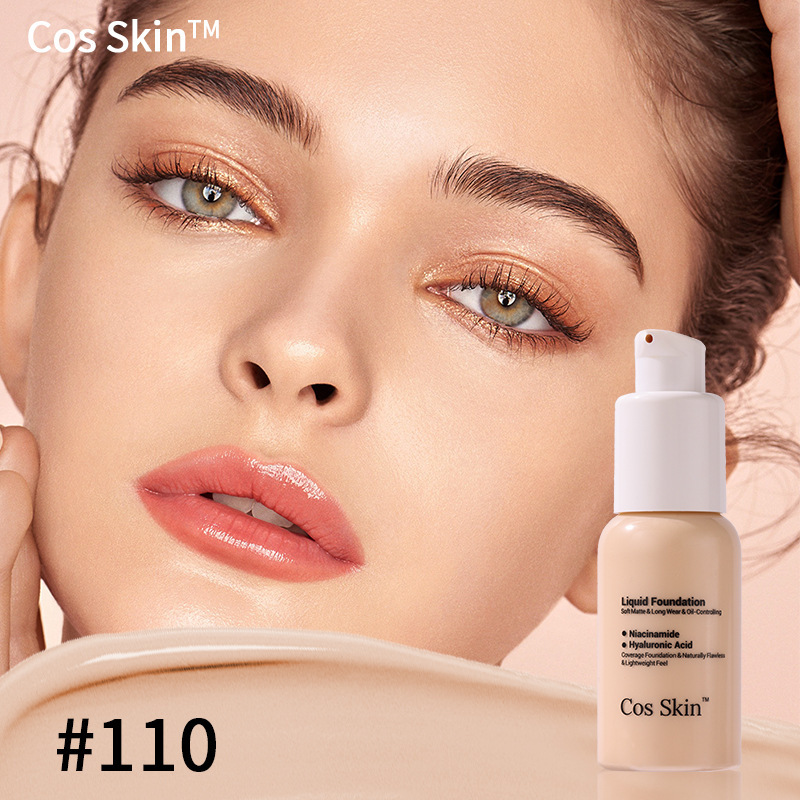 CosSkin Foundation - Waterproof, Concealing, Natural, Long-Lasting, Hydrating, Lightweight, Moisturizing Foundation Cream view 5
