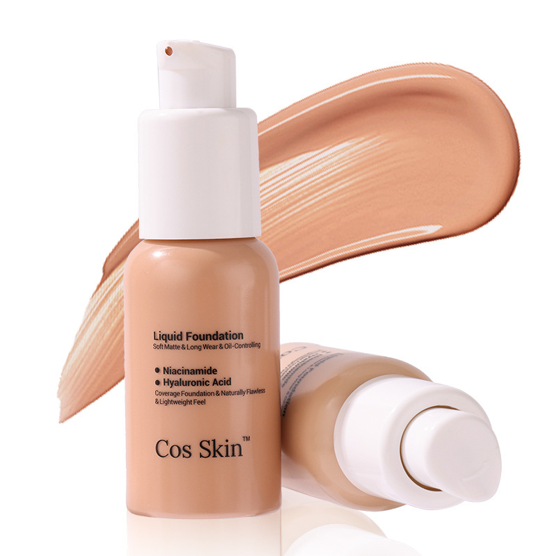 CosSkin Foundation - Waterproof, Concealing, Natural, Long-Lasting, Hydrating, Lightweight, Moisturizing Foundation Cream view 9