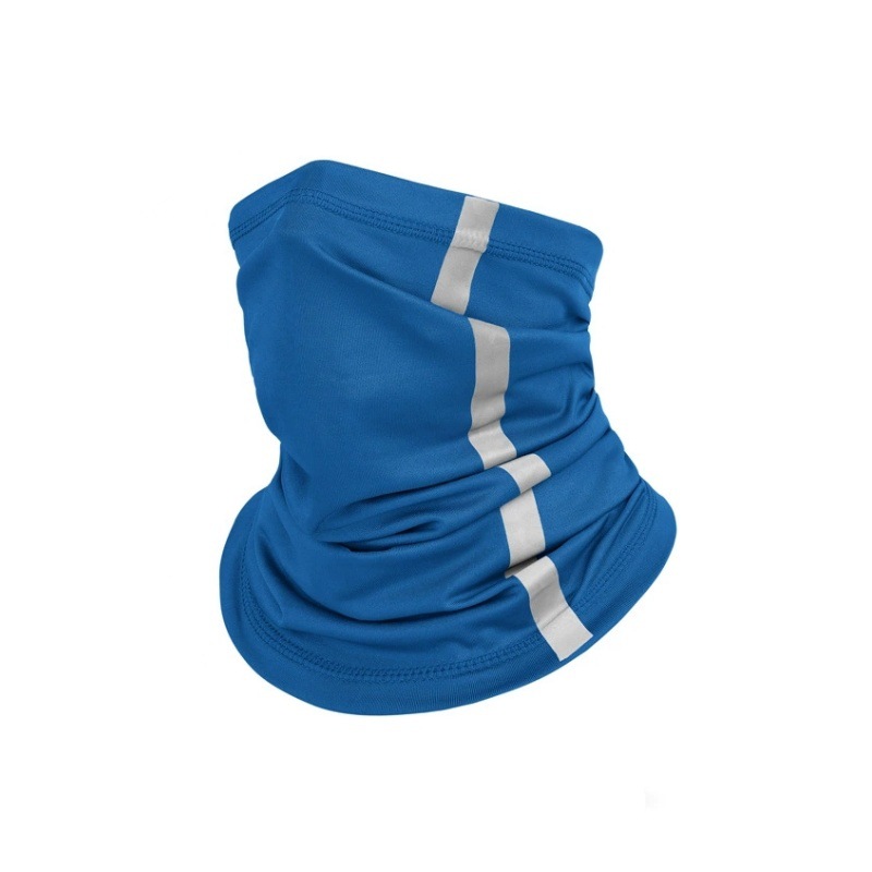 Outdoor high-elasticity ice silk reflective sun protection face mask, breathable head cover, headscarf, cycling neck warmer, sports quick-drying
