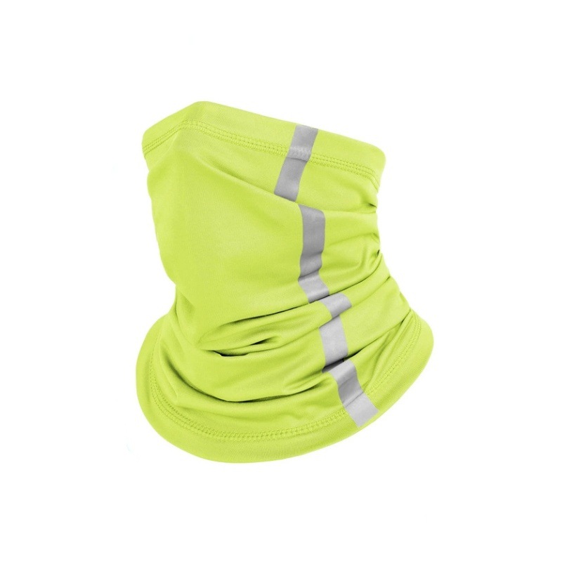 Outdoor high-elasticity ice silk reflective sun protection face mask, breathable head cover, headscarf, cycling neck warmer, sports quick-drying