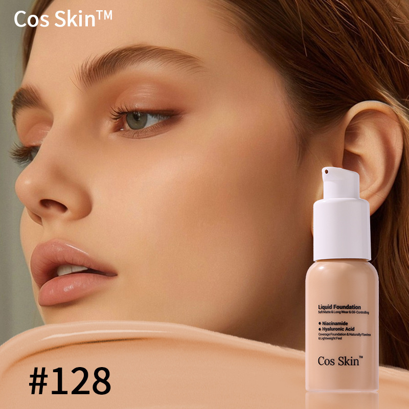 CosSkin Foundation - Waterproof, Concealing, Natural, Long-Lasting, Hydrating, Lightweight, Moisturizing Foundation Cream view 7