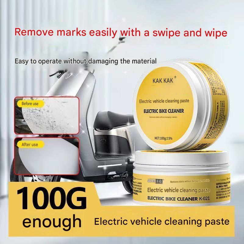 Electric Vehicle Cleaning Paste – Scratch Repair for E-Scooters and E-Bikes (Safe on Materials, Coconut Oil-Based)