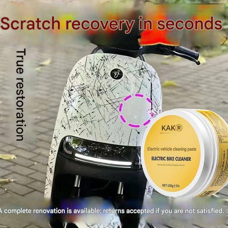Electric Vehicle Cleaning Paste – Scratch Repair for E-Scooters and E-Bikes (Safe on Materials, Coconut Oil-Based)