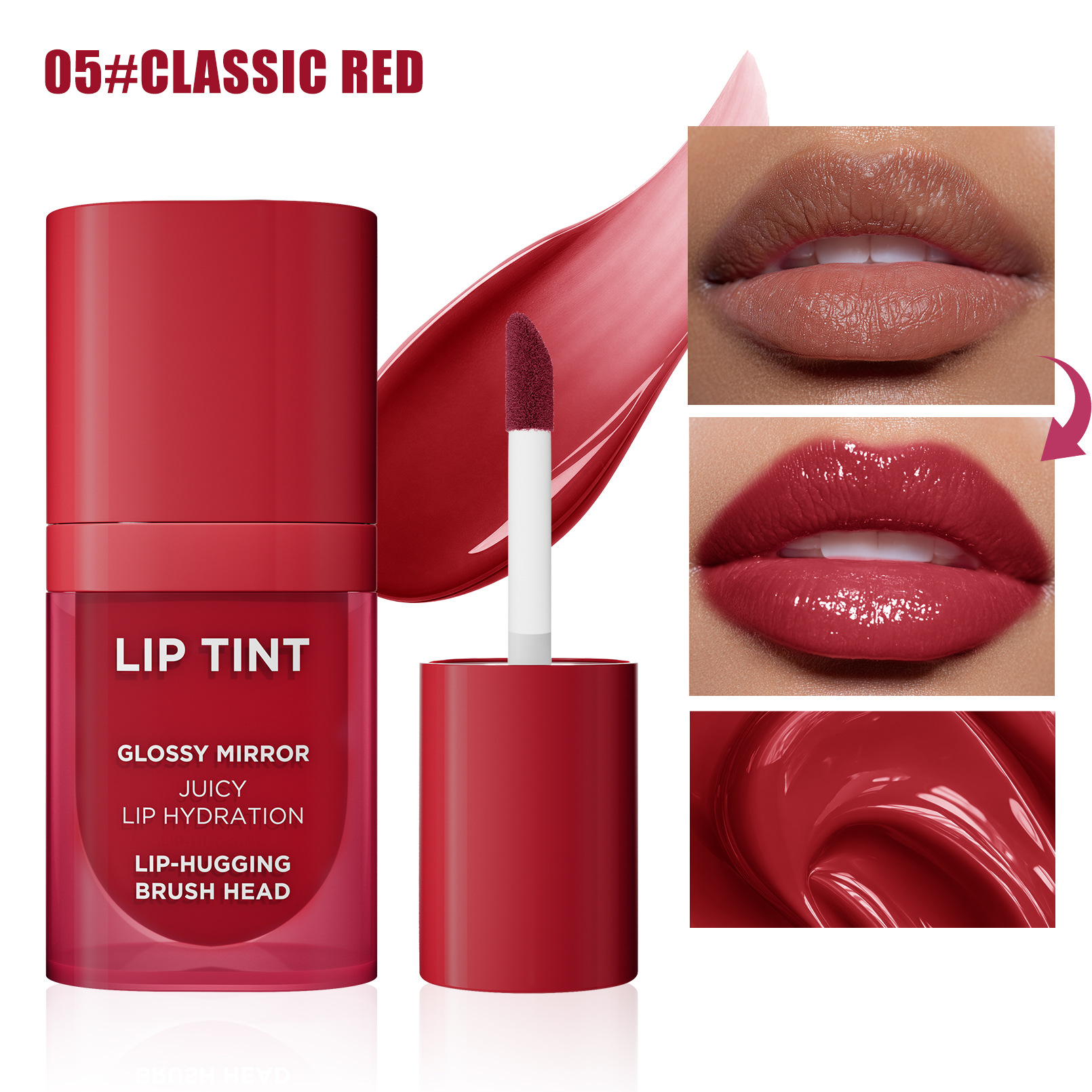 High-Shine Glossy Lip Tint – Brightening, Moisturizing, and Pigmented view 10