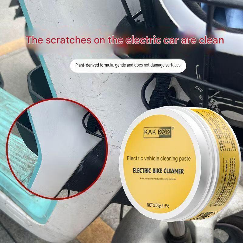 Electric Vehicle Cleaning Paste – Scratch Repair for E-Scooters and E-Bikes (Safe on Materials, Coconut Oil-Based)