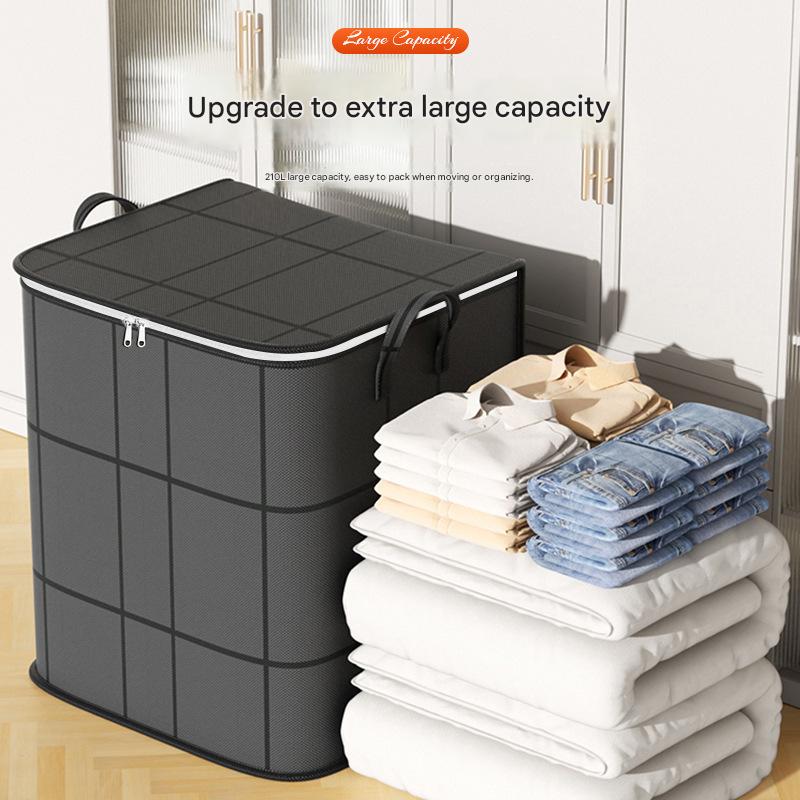 Large-Capacity Top-Opening Storage Bag — Household Quilt, Clothing, Moving, and Dormitory Organizer
