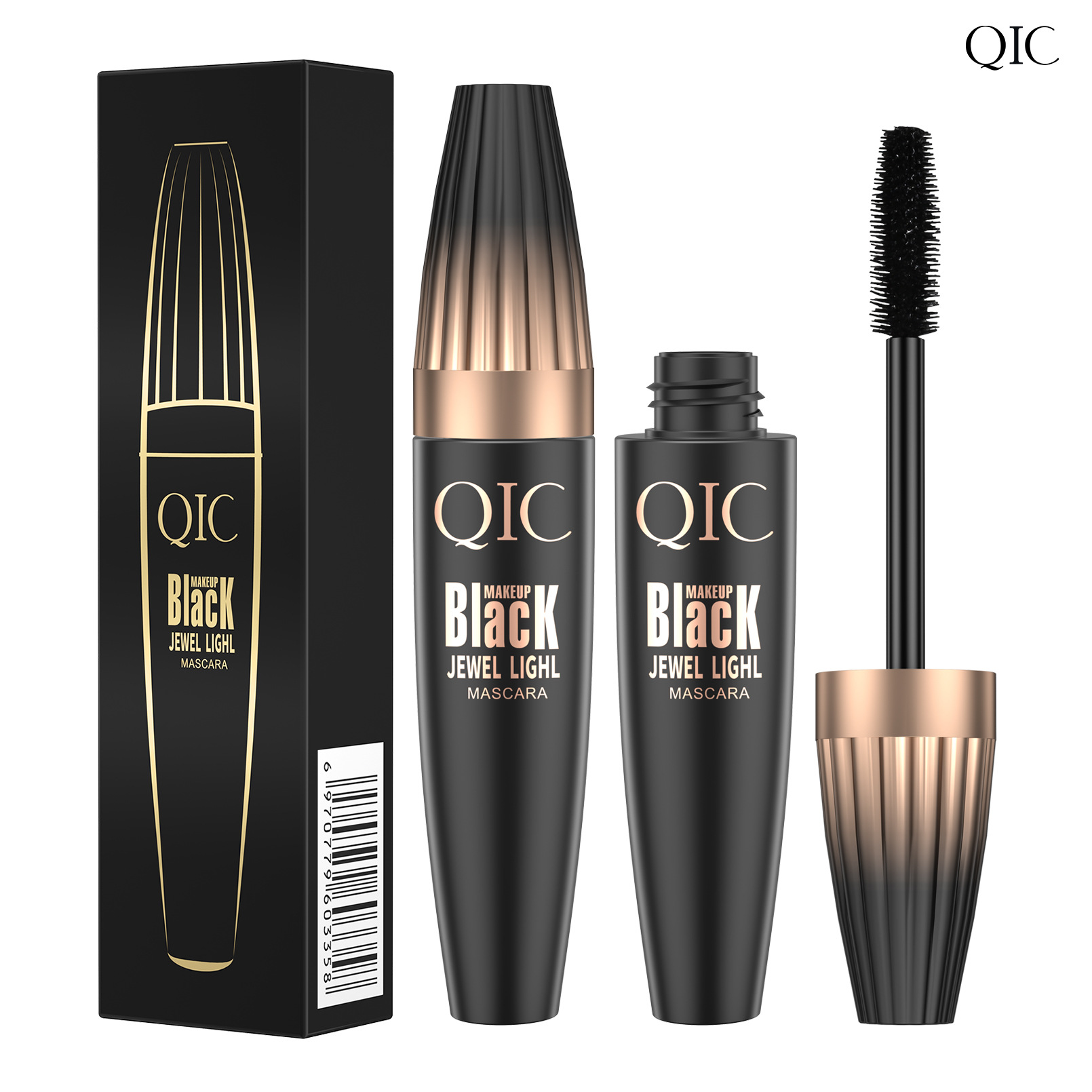 Volumizing 4D Mascara Primer: Lengthening, Thickening, Curling, Smudge-proof, and Waterproof Makeup