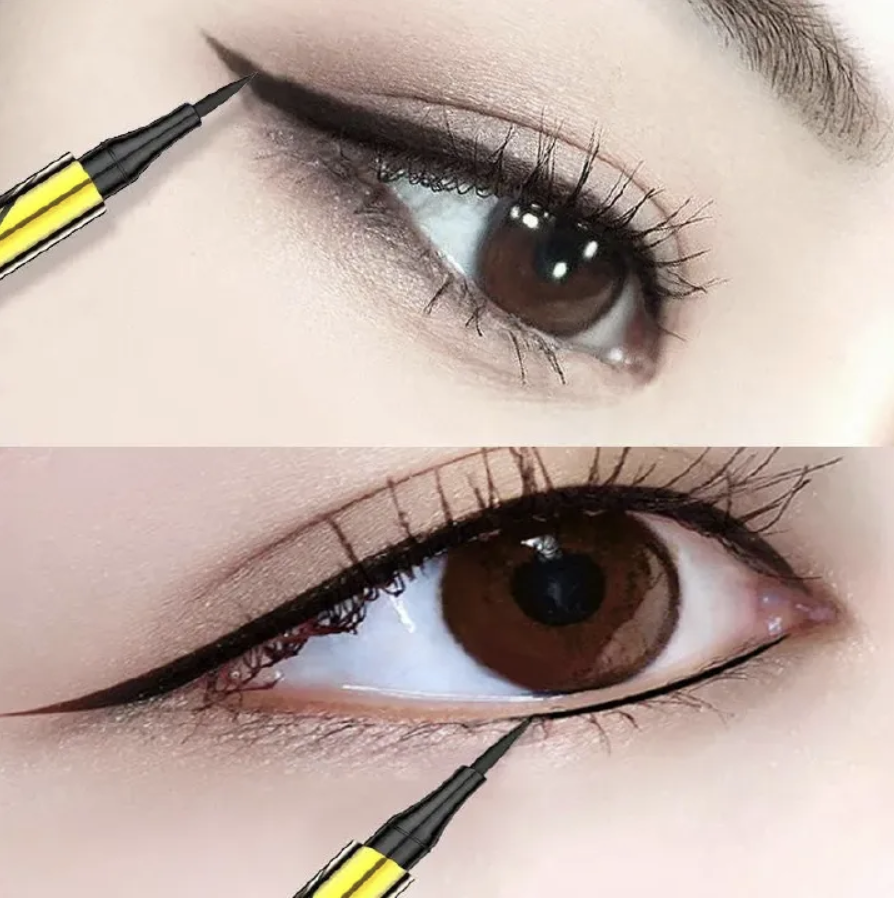 Eyeliner Pen Waterproof Long Lasting Eye Liner Pencil Quick Drying Not Bloom Natural Eyeliner Liquid Pen Cosmetic Tools Professional Makeup Black One size view 4