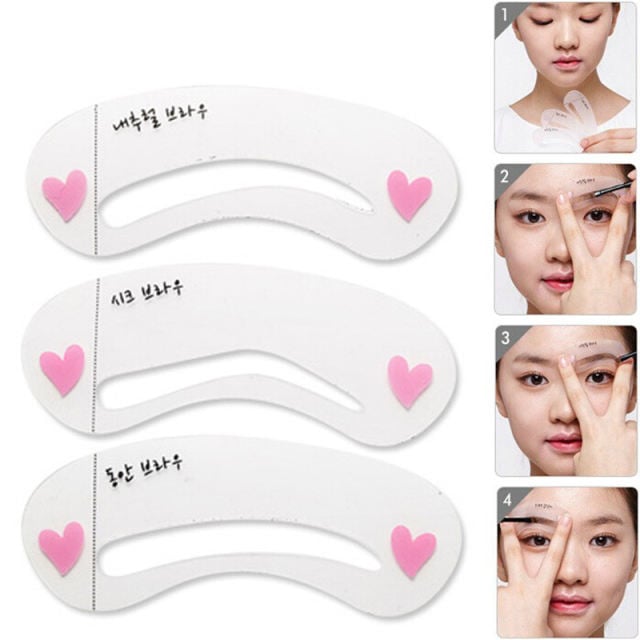 Eyebrow Stencils Eyebrow Class Card Makeup Tools