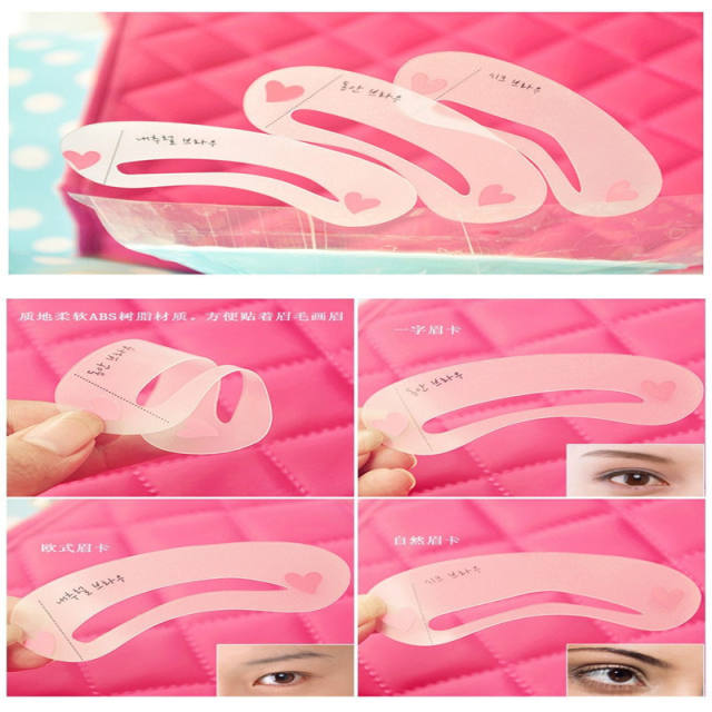 Eyebrow Stencils Eyebrow Class Card Makeup Tools view 2