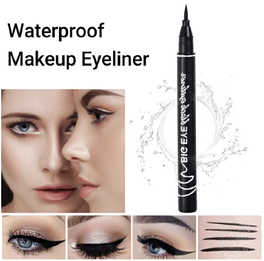 FBMWomen Waterproof Black Eyeliner Pen Delicate Makeup Eye Liner Pencil Cosmetics Beauty Tools Black One Size view 2