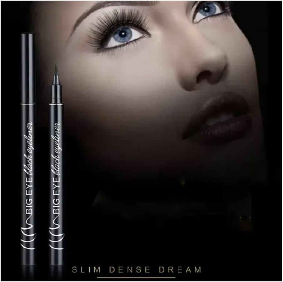 FBMWomen Waterproof Black Eyeliner Pen Delicate Makeup Eye Liner Pencil Cosmetics Beauty Tools Black One Size view 3