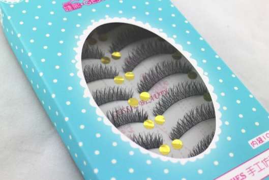 10 Pairs Natural Soft Imported Silk Protein Cross Long Messy Eye Lash Extension Cosmetic Tool False Eyelashes view 4
