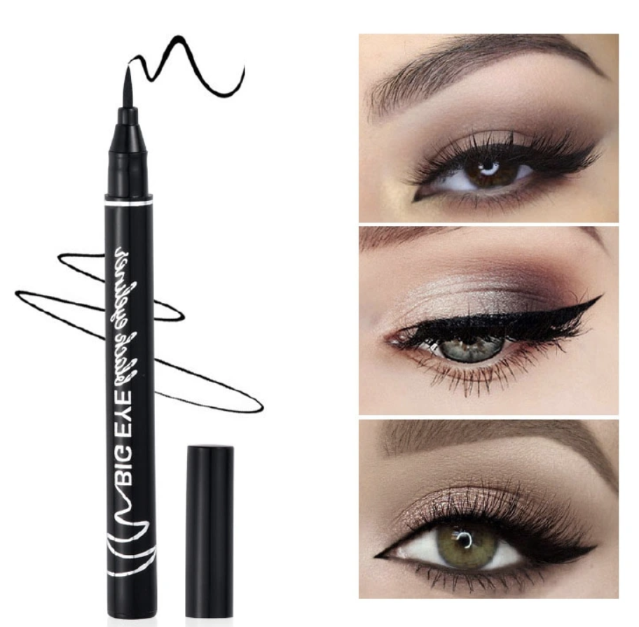 FBMWomen Waterproof Black Eyeliner Pen Delicate Makeup Eye Liner Pencil Cosmetics Beauty Tools Black One Size