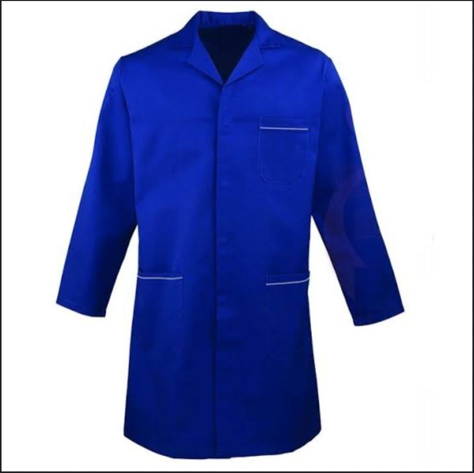 Professional Dust coats and lab coats unisex , non static very durable and classy blue S