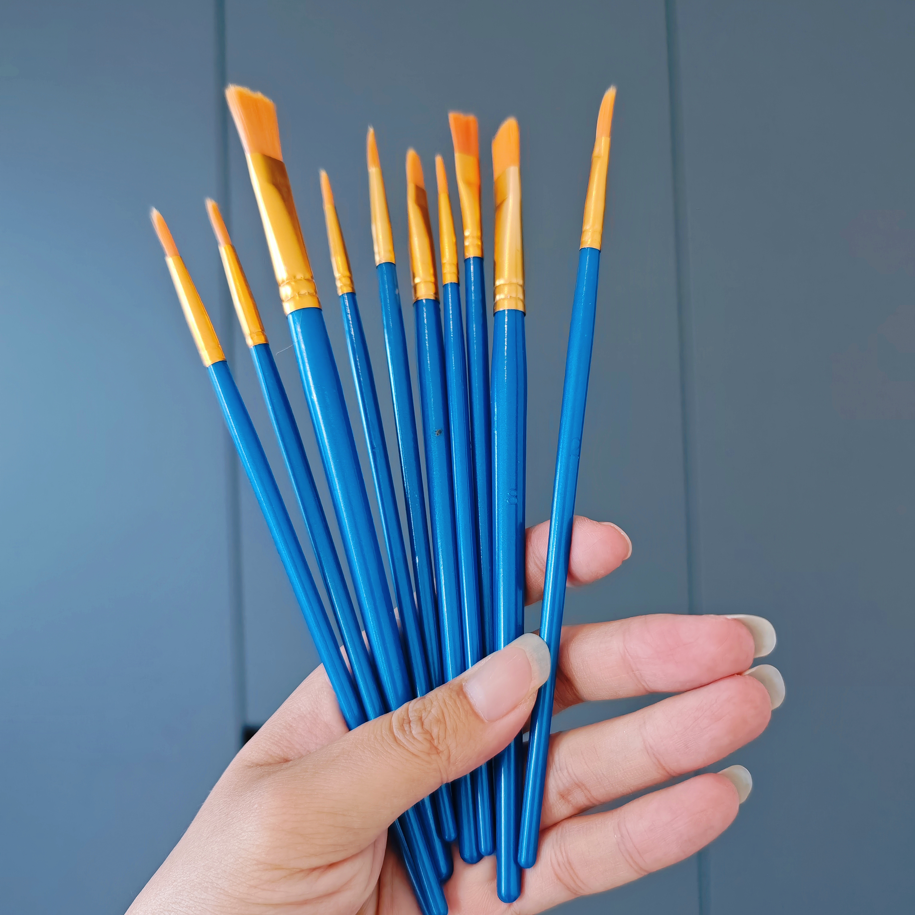 24 Colors Acrylic Paint Set 12ml Non Toxic Vibrant Paint Tubes with 10 Artist Brushes and Mixing Palette Easy Mixing Professional DIY Craft Drawing Supplies for Artists and Beginners