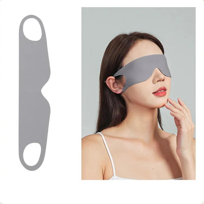 Zero Pressure Sleep Masks Sleeping Mask Eye Cover Lightweight Breathable Blackout Eye Mask with Ear Hook Elastic Strap Soft Comfortable Adjustable for Men Women All Sleep Positions Black Blindfold